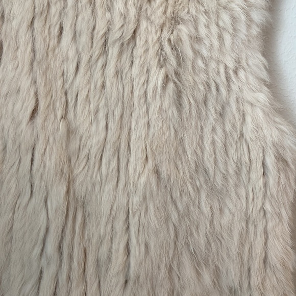 Love Token Tan Rabbit Fur Vest - Picture 5 of 7